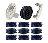 Bobina de repuesto para recortadora RAC123, compatible con Ryobi RLT5027, RLT4027, RLT4125, RLT6030, RLT5127, RLT6130-5132002670, carrete de repuesto para recortadora de 1,5 mm con cubierta RAC122