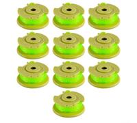 Bobina de repuesto para recortadoras AC80RL3 compatible con 18 V 24 V 40 V RY40204 RY40220 césped inalámbrico para recortadoras herramientas de cuidado del césped (10 piezas)