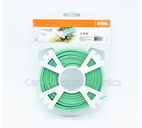 Bobina Filo Nylon Redondo STIHL Sez. 2MM De 60M Rollos para Cortador de Cepillo