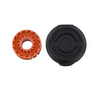 Bobina y cubierta de repuesto para McGregor MCT1825 MCT2X1825 18 V inalámbrico, accesorios de recortadora de césped de jardín con recambios de línea de corte de 2.5 mm, repuestos de equipo de