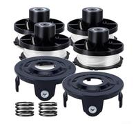 Bobinas de nailon de 1,6 mm x 6 m compatibles con DUR181 DUR181 DUR181Z de 18 V, kit completo con 4 carretes 2 cubiertas y 2 resortes