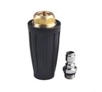 Boca de alta presión 4000 PSI de Turbo para el latón 1/4 QC de la limpieza | Boquilla giratoria de acero inoxidable 2.5-4 GPM 1/4 pulgadas para equipos de lavado de autos resistentes (035)