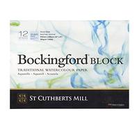Bockingford Wc Bloque 140 libras Cp 9X12 de Blanco