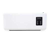 Boddceto Refrigeración y Calefacción Calentador de Doble Propósito Calentador Eléctrico Doméstico Montado en la Pared Aire Acondicionado Pequeño Enchufe de la UE