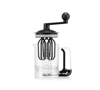 Bodum BISTRO - Mezclador y dispensador de masa para panqueques y panqueques, color negro, medición integrada, fácil de verter, duradero, plástico sin BPA, apto para lavavajillas