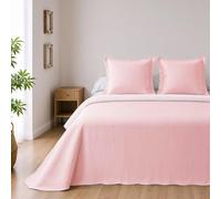 BOHEME | Colcha de Verano Reversible de Microfibra Maquillaje para Cama de 135 | Ligera, Transpirable y de Secado Rápido | 235x270 cm | Ideal para Entretiempo