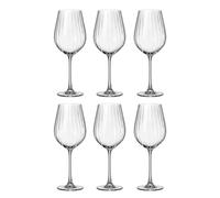 BOHEMIA OPTIC 6 Copa Vino Cristalin 65CL Transparente Brillo Fabricado en República Checa Ecológico