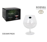 Bohemia Set de 4 Copas de Coñac Clara 690cc