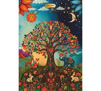 Bohemian Style Tree of Life Undated Planner: Monthly, Weekly & Daily Organizer with Goals & Budget Tracker: 7" x 10" Address Page and Notes Pages
