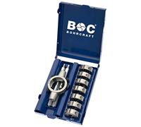 Bohrcraft Jg. terrajas 25x9 forma B HSS + volvedor, Mini-Box MSR8 // M3-M12