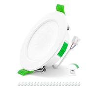 Bojim Focos LED Interior Techo Regulable 5W 400LM Downlight Empotrable Abertura 68mm - 80 mm, 24mm Extraplano IP44 Cocina Baño Luz Calida 2700K Natural 4000K Frío 6000K Pack de 20 Redondo