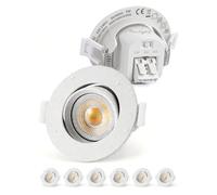Bojim IP65 Downlight LED Empotrable Corte 60mm - 75mm Clase C 230V Baño