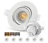 Bojim IP65 Downlight LED Empotrable Corte 68mm - 80mm 230V Baño