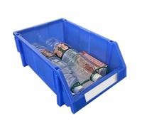 BOKIOESDE Contenedor apilable de montaje, organizador,450x300x180 mm | contenedor inclinado