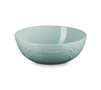 Bol Cerámico Jardín de Le Creuset 25 cm, 3,6 L, Diseño Floral en Relieve, Apto para Horno, Microondas y Lavavajillas