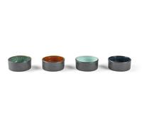 Bol de tapas, 7,5 cm, juego de 4 piezas, negro, Bitz