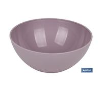 Bol modelo albahaca 2.4 l rosa palo 23x10cm caja 6 unid.