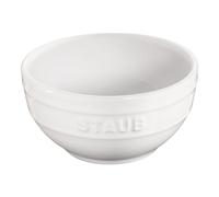 Bol para comer, 400 ml, blanco, cerámica, Staub