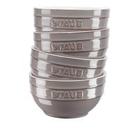 Bol para comer 400 ml, juego de 4, gris, cerámica, Staub