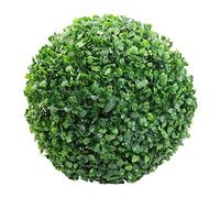 Bola de boj resistente a los rayos UV, planta artificial, planta decorativa, bola de boj, planta artificial, plantas esféricas decorativas para casa, jardín, boda, verde (30 cm)