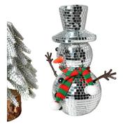 Bola de Discoteca Figuritas Navideñas De Muñeco De Nieve Reflectante