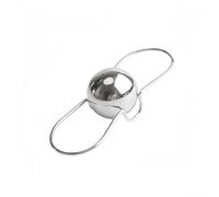 Bola de hielo de acero inoxidable con soporte para espresso y whisky, cubos de metal reutilizables para enfriar bebidas mientras conserva el sabor, se adapta a la mayoría de tazas, herramienta de