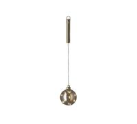 Bola de navidad lumineo dorado cristal ø 10 cm para colgar microled 0 cm
