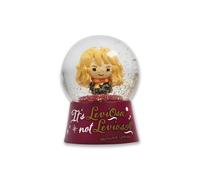 Bola de Nieve Harry Potter Kawaii Hermione - Bolsa de Cristal 6cm con luz led - Decoración Harry Potter - Licencia Oficial