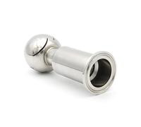 Bola de pulverización giratoria triple abrazadera acero inoxidable 304