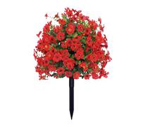 Bola de topiario realista de 56 cm para plantas al aire libre con lanza | arbustos falsos al aire libre Para granjas, patios, patios, festivales, oficinas, puertas, aniversarios