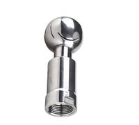 Bola giratoria de limpieza por pulverización de ac Bola de pulverización giratoria SS304 hilo femenino sanitario CIP limpieza 1/2-2 pulgadas 360 grados(1)