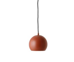 Bola Lámpara Colgante Ø18 Rojo Terracota Mate Rojo