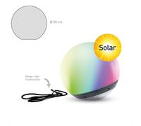 Bola LED tint Pendula Solar IP44, blanco, CCT, RGB