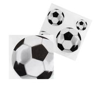Boland 62522 - Servilletas de fiesta de fútbol, 20 unidades, 33 x 33 cm, pañuelo para la boca, decoración de mesa, 100% papel, cumpleaños, fiesta temática