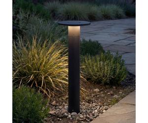 Bolardo luminoso LED Arcchio Tovio, altura 65 cm, antracita