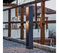 Bolardo luminoso LED Darko de Lindby, 100 cm, gris, metal, IP54