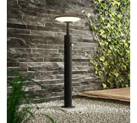 Bolardo luminoso LED Fenia de Lucande, 60 cm, sensor, IP54, antracita