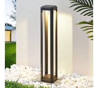 Lucande LED Lámpara para exterior Fery (Moderno) en Gris hecho de Aluminio (1 llama, iluminación senderos, baliza farola