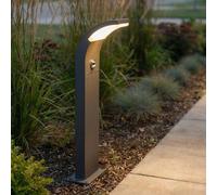 Bolardo luminoso LED Lucande Timm, sensor, 60 cm, antracita, IP54