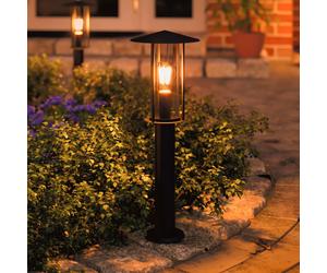 Bolardo luminoso LED Paulmann Classic con luz dorada