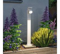 Bolardo luminoso LED Paulmann Cuff, aluminio, sensor, blanco