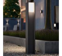 Bolardo luminoso LED Philips Hue Turaco, gris, controlable, inteligente