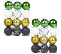 Bolas árbol navidad set de 48 verdes multicolor 6cm diámetro