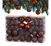 Bolas de navidad Bronce para árbol Set de 100