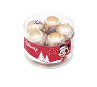 Bolas Navidad MINNIE MOUSE Lucky Oro, 6 cm. Pack x10