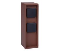 BOLD 19363 Pado Toma de Corriente de Exterior para jardín (Columna de Toma de Corriente) con Enchufe Doble en óptica de óxido (Columna de energía de Exterior IP44 | 3680 vatios)