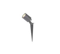 BOLD Foco LED de jardín para sistema de 24 V (incluye cable de PVC de 15 cm, 3000 K, regulable con controlador negrita), color antracita