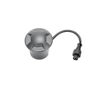 BOLD Lámpara LED empotrable en el suelo de aluminio para sistema de 24 V (incluye cable de PVC de 15 cm, 3000 K, regulable con controlador Bold) - antracita