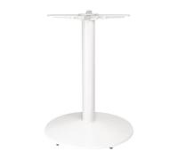 Bolero Base de mesa redonda de hierro fundido al aire libre/interior - blanco