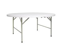 Bolero CC506 - Mesa redonda plegable al centro, 152 cm